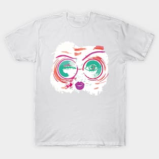 Winking Eye Sun Shade Birthday Gift For Women T-Shirt